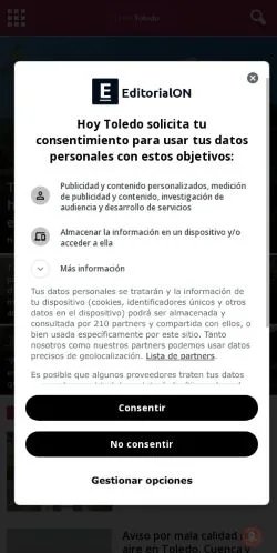 Anteprima del sito hoytoledo.com, referenziato per la pubblicazione di articoli sponsorizzati