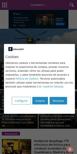 Aperçu du site guadalajarahoy.com, référencé pour publier un article sponsorisé