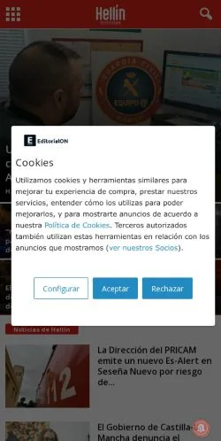 Anteprima del sito noticiashellin.com, referenziato per la pubblicazione di articoli sponsorizzati