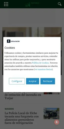 Anteprima del sito noticiaselche.com, referenziato per la pubblicazione di articoli sponsorizzati