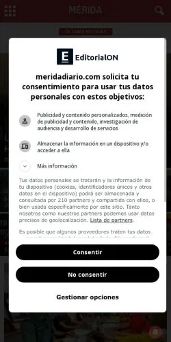Anteprima del sito meridadiario.com, referenziato per la pubblicazione di articoli sponsorizzati