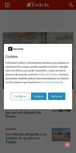 Aperçu du site noticiastudela.com, référencé pour publier un article sponsorisé