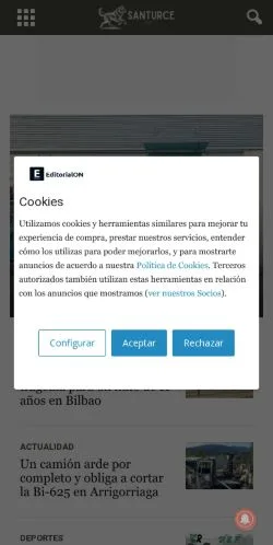 Vorschau der Website santurceinfo.com, gelistet für die Veröffentlichung gesponserter Artikel